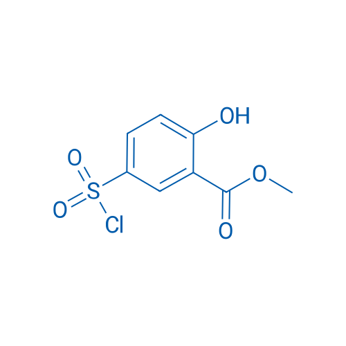 Methyl 5-(chlorosulfonyl)-2-hydroxybenzoate 250mg