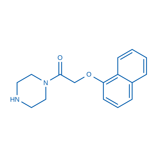 2-(Naphthalen-1-yloxy)-1-(piperazin-1-yl)ethanone 250mg