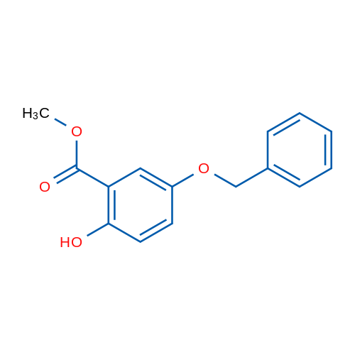 Methyl 5-(benzyloxy)-2-hydroxybenzoate 1g