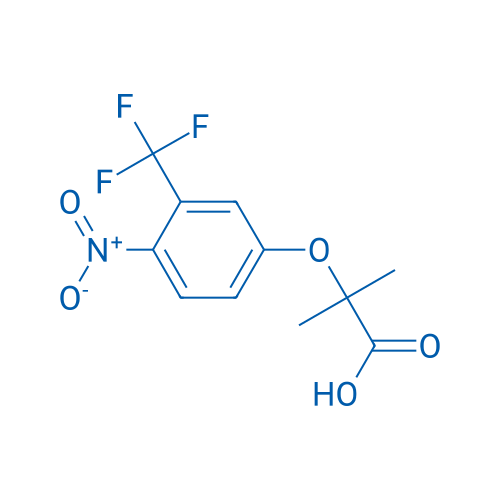 2-Methyl-2-(4-nitro-3-(trifluoromethyl)phenoxy)propanoic acid 5g