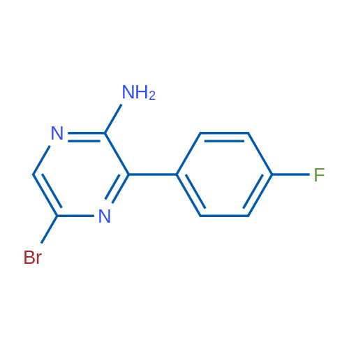 5-Bromo-3-(4-fluorophenyl)pyrazin-2-amine 1g