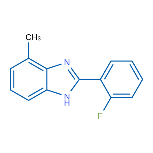 2-(2-Fluorophenyl)-4-methyl-1h-benzimidazole 1g