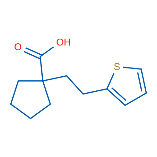1-(2-(Thiophen-2-yl)ethyl)cyclopentanecarboxylic acid 1g