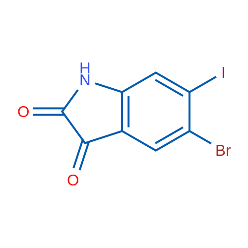 1H-indole-2,3-dione, 5-bromo-6-iodo- 1g