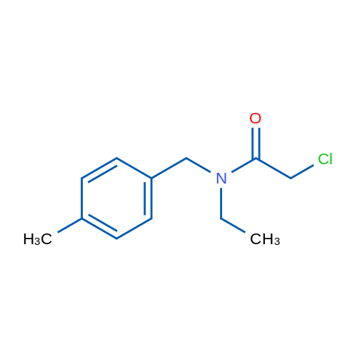 2-Chloro-N-ethyl-N-(4-methylbenzyl)acetamide 1g