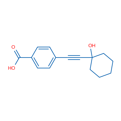 4-((1-Hydroxycyclohexyl)ethynyl)benzoic acid 5g