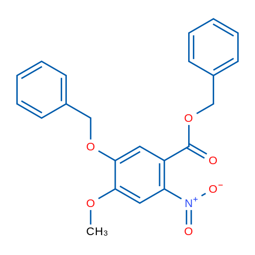 Benzyl 5-(benzyloxy)-4-methoxy-2-nitrobenzoate 1g