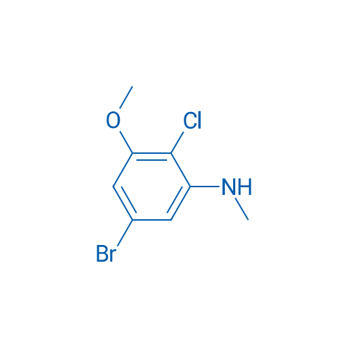 5-Bromo-2-chloro-3-methoxy-N-methylaniline 1g