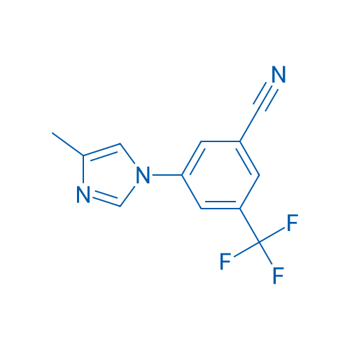 3-(4-Methyl-1H-imidazol-1-yl)-5-(trifluoromethyl)benzonitrile 250mg