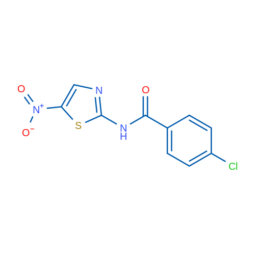 4-Chloro-N-(5-nitro-1,3-thiazol-2-yl)benzamide 1g