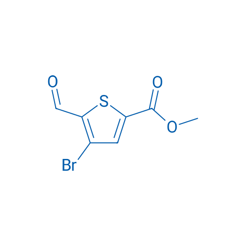 Methyl 4-bromo-5-formylthiophene-2-carboxylate 250mg