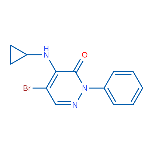 5-Bromo-4-(cyclopropylamino)-2-phenylpyridazin-3(2H)-one 1g