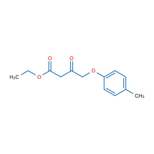 Ethyl 3-oxo-4-(p-tolyloxy)butanoate 5g