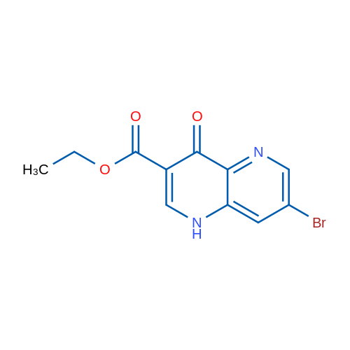 Ethyl 7-bromo-4-oxo-1,4-dihydro-1,5-naphthyridine-3-carboxylate 1g