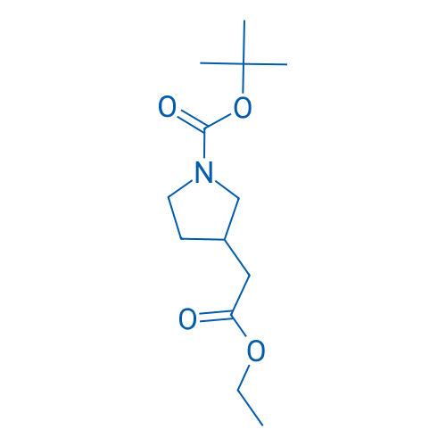 tert-Butyl 3-(2-ethoxy-2-oxoethyl)pyrrolidine-1-carboxylate 1g