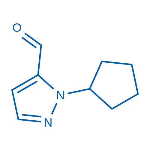 1-Cyclopentyl-1H-pyrazole-5-carbaldehyde 100mg