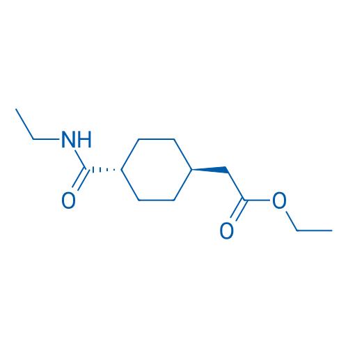 Ethyl 2-(trans-4-(ethylcarbamoyl)cyclohexyl)acetate 250mg