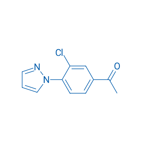 1-(3-Chloro-4-(1H-pyrazol-1-yl)phenyl)ethanone 1g