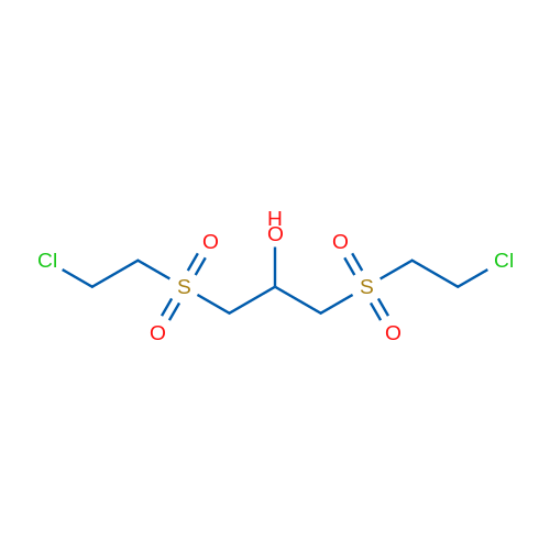 1,3-Bis((2-chloroethyl)sulfonyl)propan-2-ol 1g