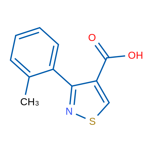 3-(2-Methylphenyl)-1,2-thiazole-4-carboxylic acid 1g