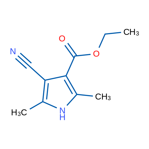 Ethyl 4-cyano-2,5-dimethyl-1H-pyrrole-3-carboxylate 1g