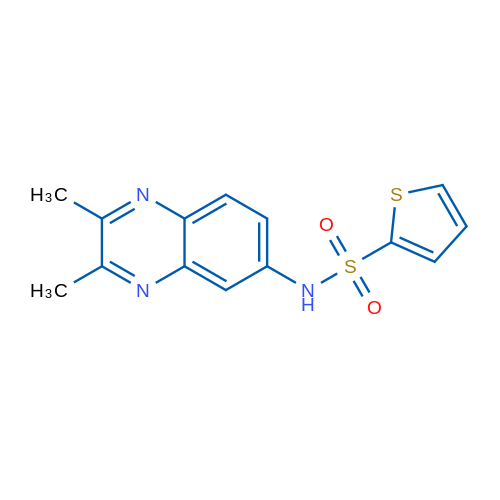 N-(2,3-Dimethylquinoxalin-6-yl)thiophene-2-sulfonamide 10mg