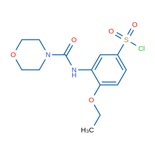 4-Ethoxy-3-(morpholine-4-carboxamido)benzene-1-sulfonyl chloride 1g