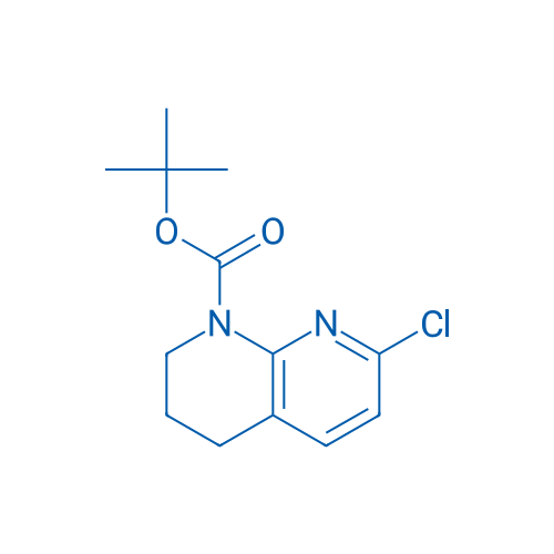 tert-Butyl 7-chloro-3,4-dihydro-1,8-naphthyridine-1(2H)-carboxylate 250mg