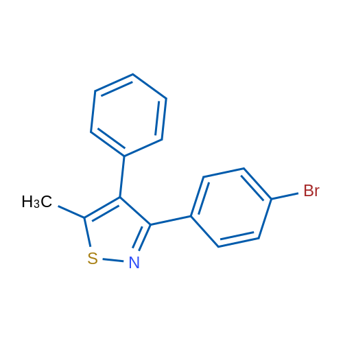 3-(4-Bromophenyl)-5-methyl-4-phenylisothiazole 1g
