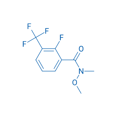 2-Fluoro-N-methoxy-N-methyl-3-(trifluoromethyl)benzamide 250mg