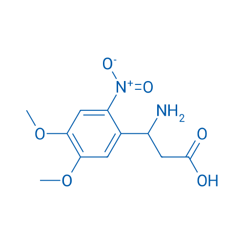 3-Amino-3-(4,5-dimethoxy-2-nitrophenyl)propanoic acid 250mg