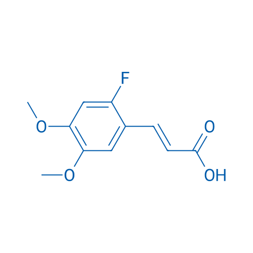 3-(2-Fluoro-4,5-dimethoxyphenyl)acrylic acid 1g
