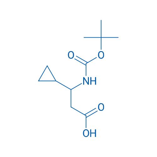 3-((tert-Butoxycarbonyl)amino)-3-cyclopropylpropanoic acid 10g