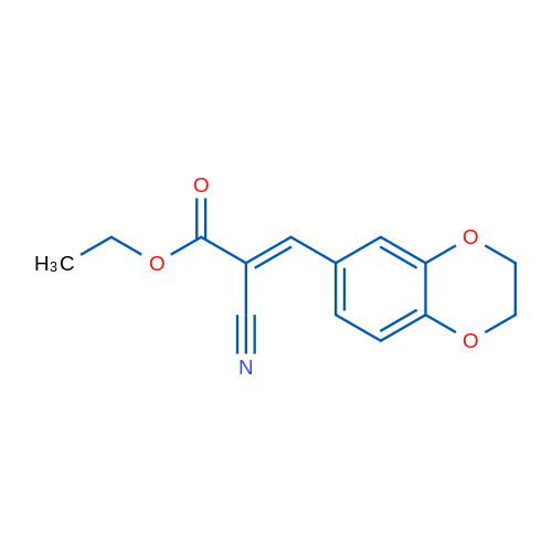Ethyl 2-cyano-3-(2,3-dihydro-1,4-benzodioxin-6-yl)prop-2-enoate 1g