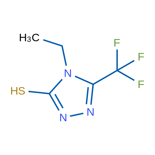 4-Ethyl-5-(trifluoromethyl)-4h-1,2,4-triazole-3-thiol 1g