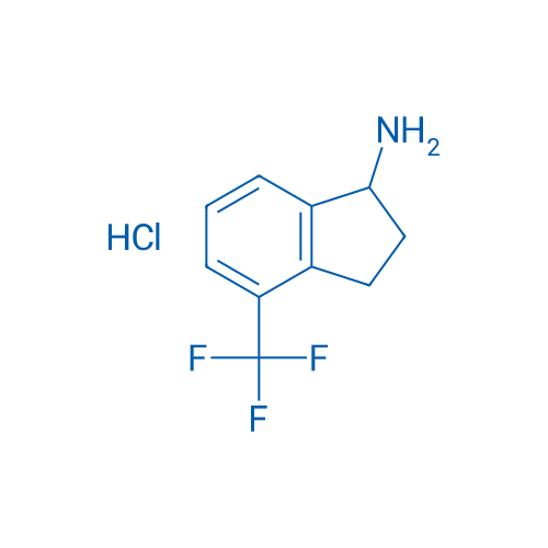 4-(Trifluoromethyl)-2,3-dihydro-1H-inden-1-amine hydrochloride 250mg