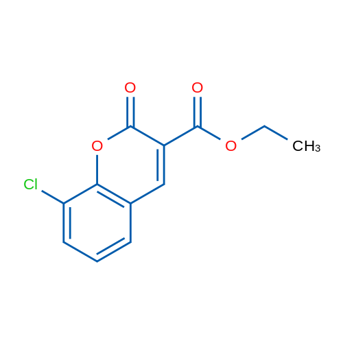 Ethyl 8-chloro-2-oxo-2H-chromene-3-carboxylate 1g