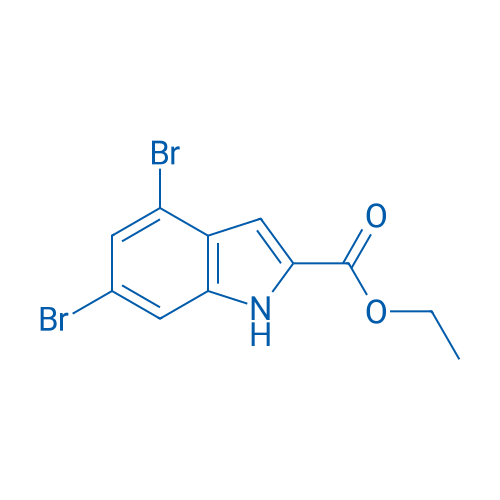 Ethyl 4,6-dibromo-1H-indole-2-carboxylate 250mg