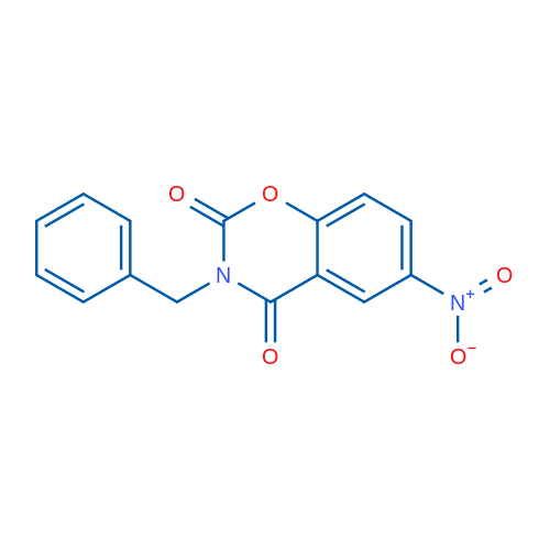 3-Benzyl-6-nitro-3,4-dihydro-2H-1,3-benzoxazine-2,4-dione 1g