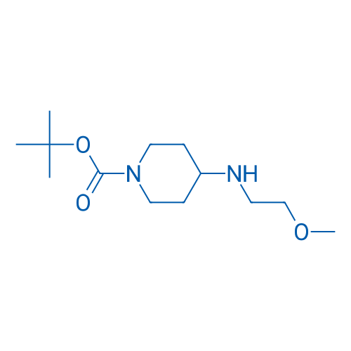 tert-Butyl 4-((2-methoxyethyl)amino)piperidine-1-carboxylate 250mg