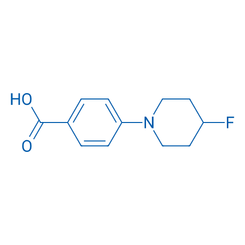 4-(4-fluoropiperidin-1-yl)benzoic acid 250mg