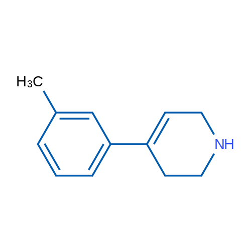 4-(3-Methylphenyl)-1,2,3,6-tetrahydropyridine 1g