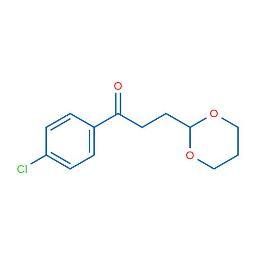 4'-Chloro-3-(1,3-dioxan-2-yl)propiophenone 1g