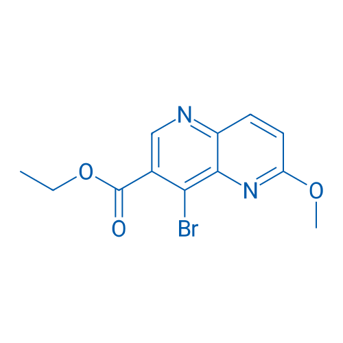Ethyl 4-bromo-6-methoxy-1,5-naphthyridine-3-carboxylate 5g