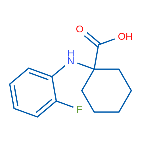 1-((2-Fluorophenyl)amino)cyclohexanecarboxylic acid 1g