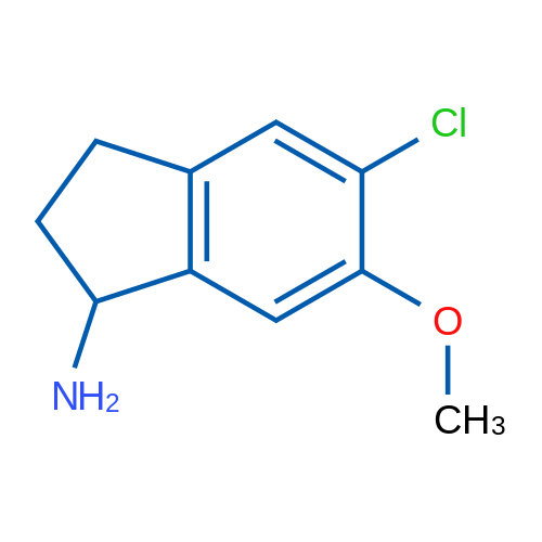 5-Chloro-6-methoxy-2,3-dihydro-1H-inden-1-amine 1g
