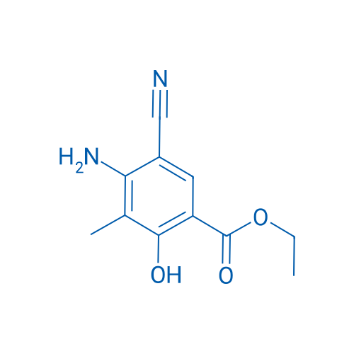 Ethyl 4-amino-5-cyano-2-hydroxy-3-methylbenzoate 250mg