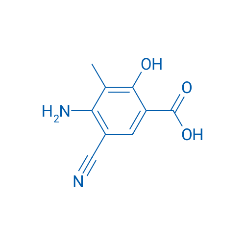 4-Amino-5-cyano-2-hydroxy-3-methylbenzoic acid 1g