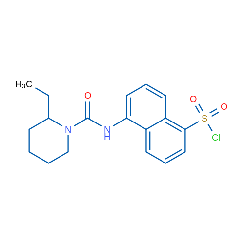 5-(2-Ethylpiperidine-1-carboxamido)naphthalene-1-sulfonyl chloride 1g