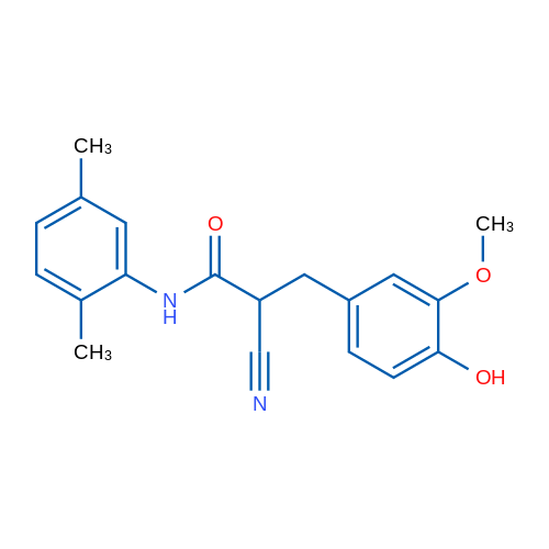 2-Cyano-N-(2,5-dimethylphenyl)-3-(4-hydroxy-3-methoxyphenyl)propanamide 1g